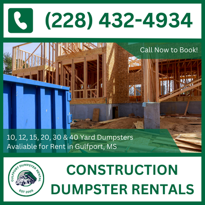 Gulfport Construction Dumpster Rental