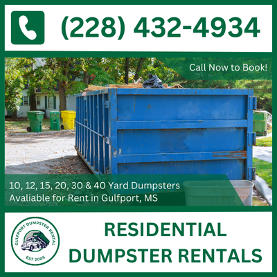 Gulfport Residential Dumpster Rental